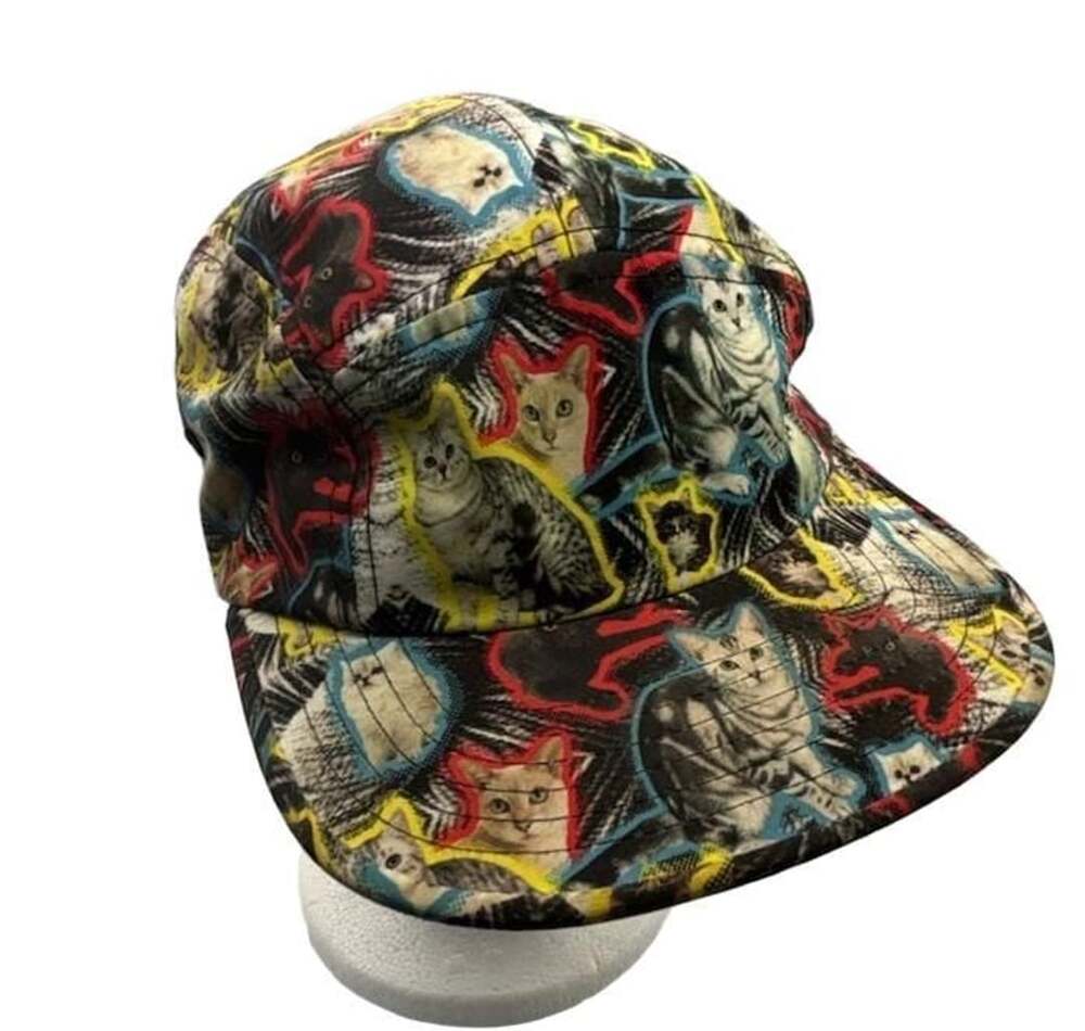 Chuck Originals Cat Print 5-Panel Hat Cap